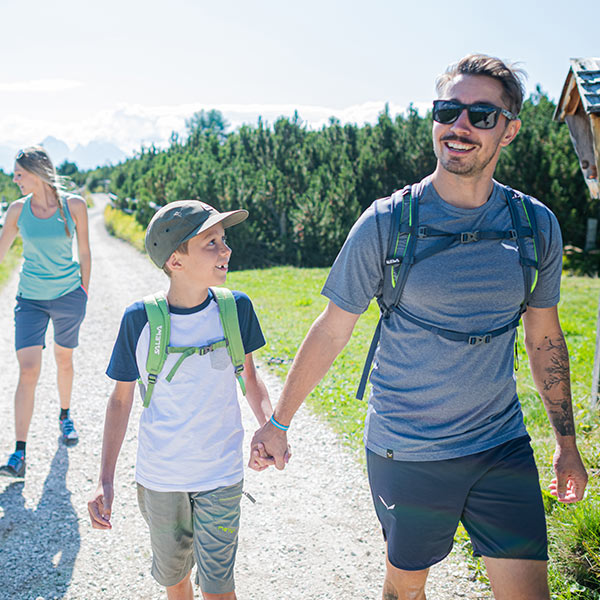 Wandern auf der Seiser Alm